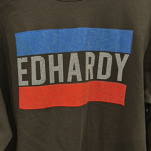 Ed Hardy Crewneck XL - Like New - Picture 2 of 5